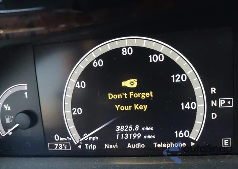 2013 Mercedes-Benz S 550 из США, поврежденный, VIN WDDNG7DB0DA527970